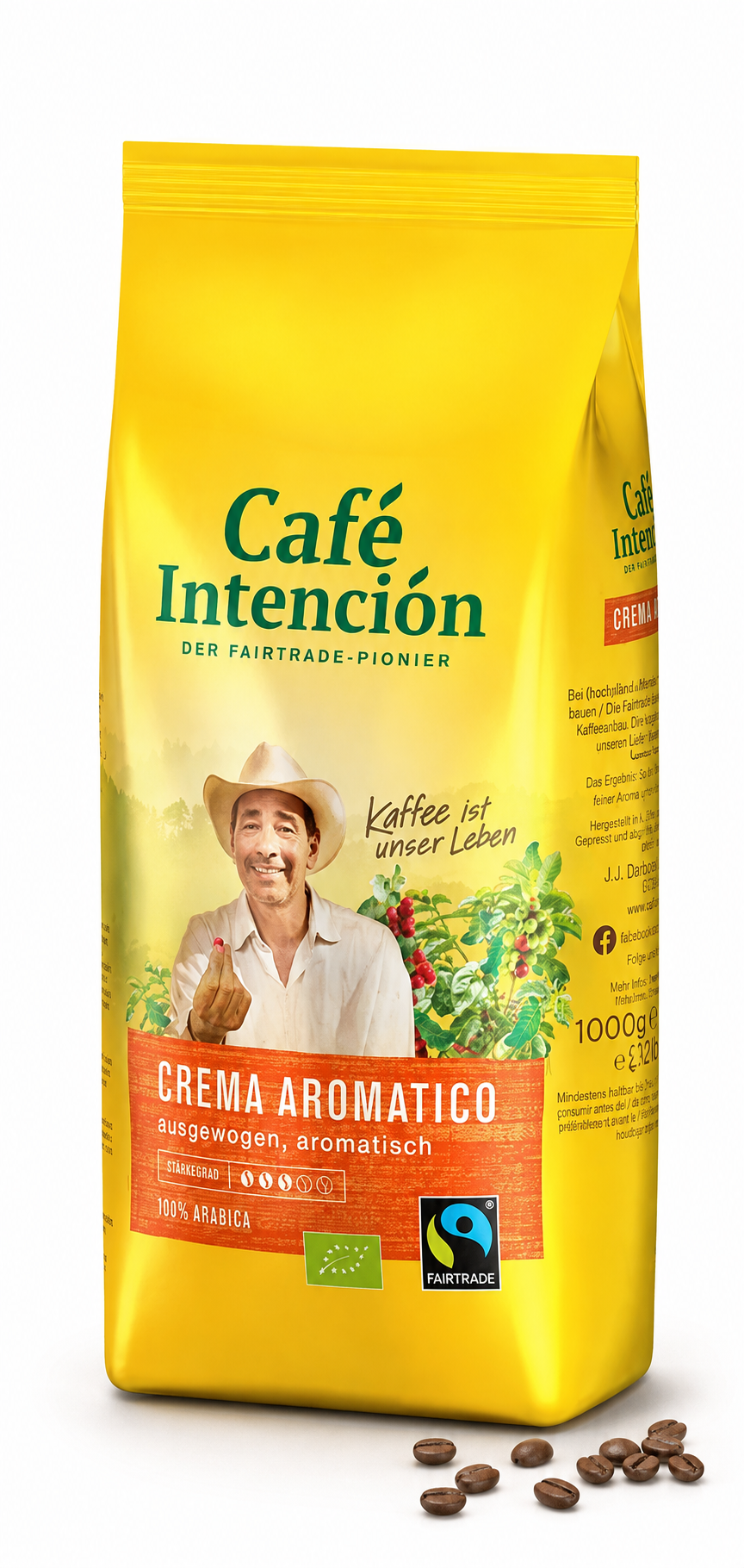 Кава в зернах Café Intención Crema Aromatico, 1 кг