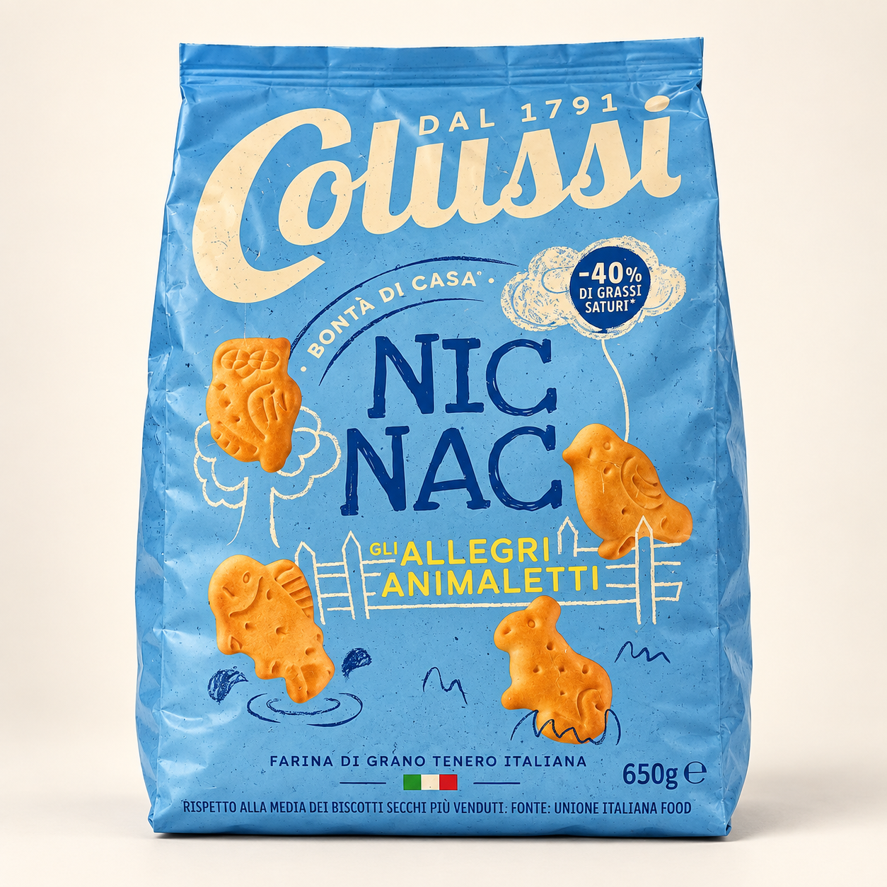 Печиво Nip Nap Gli Allegri Animaletti, 650 г