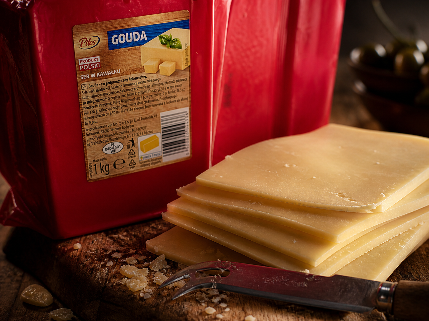 Сир GOUDA Pilos, 1 кг