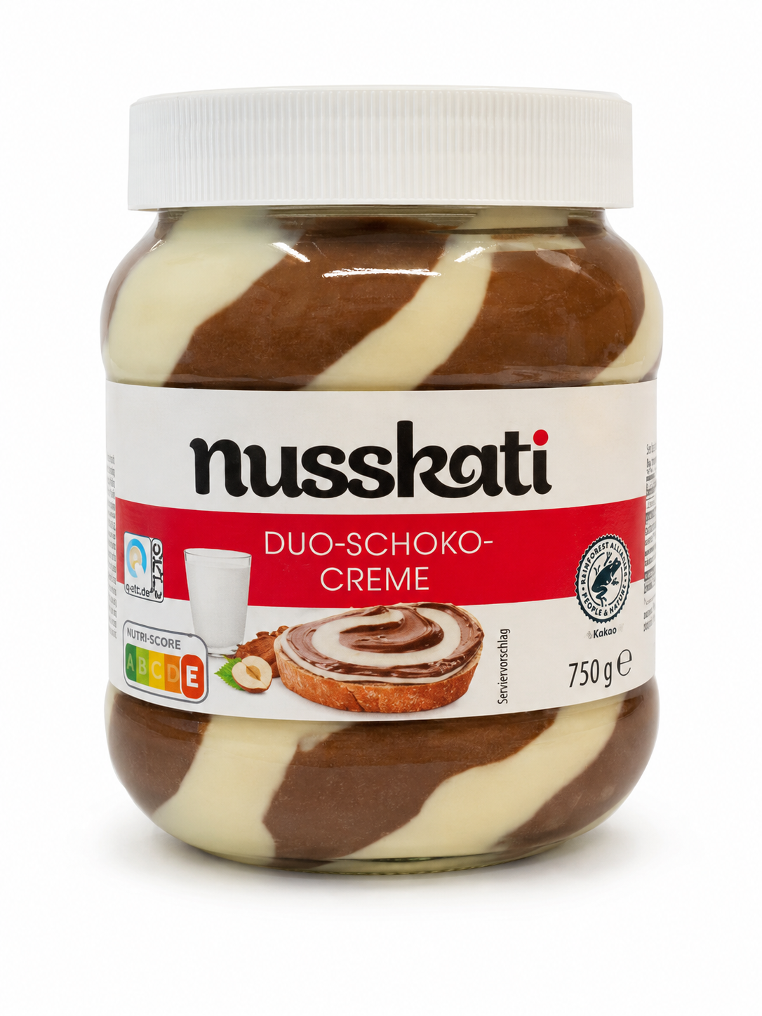 Шоколадна паста Nusskati Duo-Schoko-Creme, 750 г