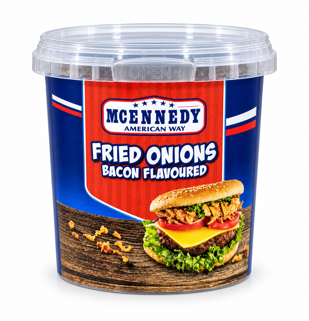 Смажена цибуля McENNEDY Bacon Flavoured, 100 г