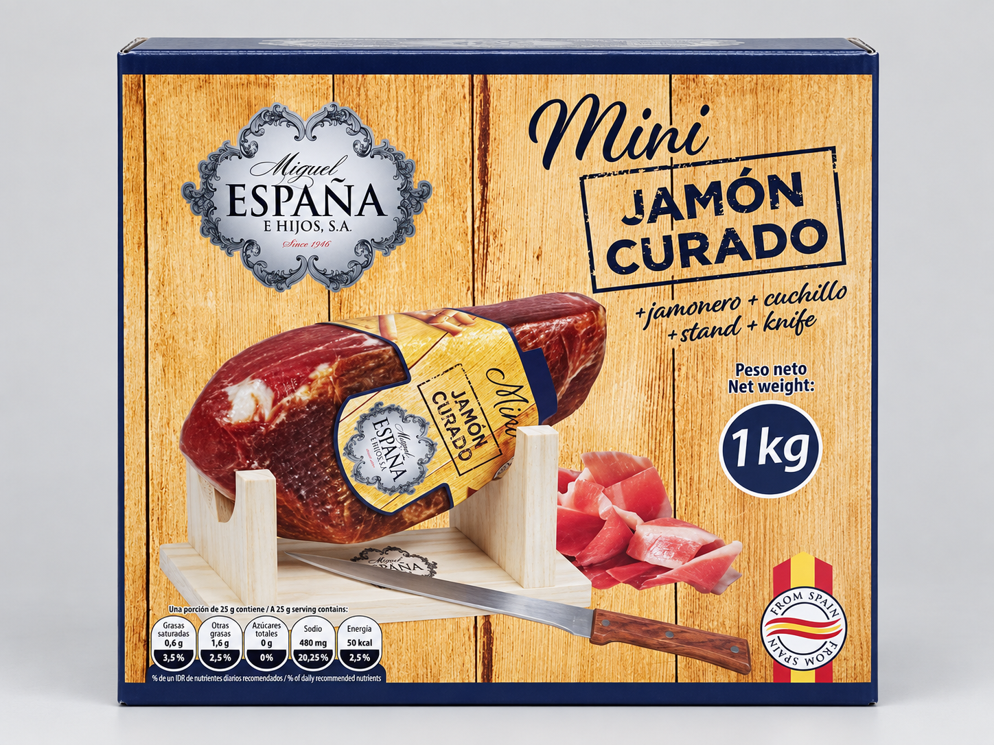 Міні-хамон Curado Miguel España, 1 кг