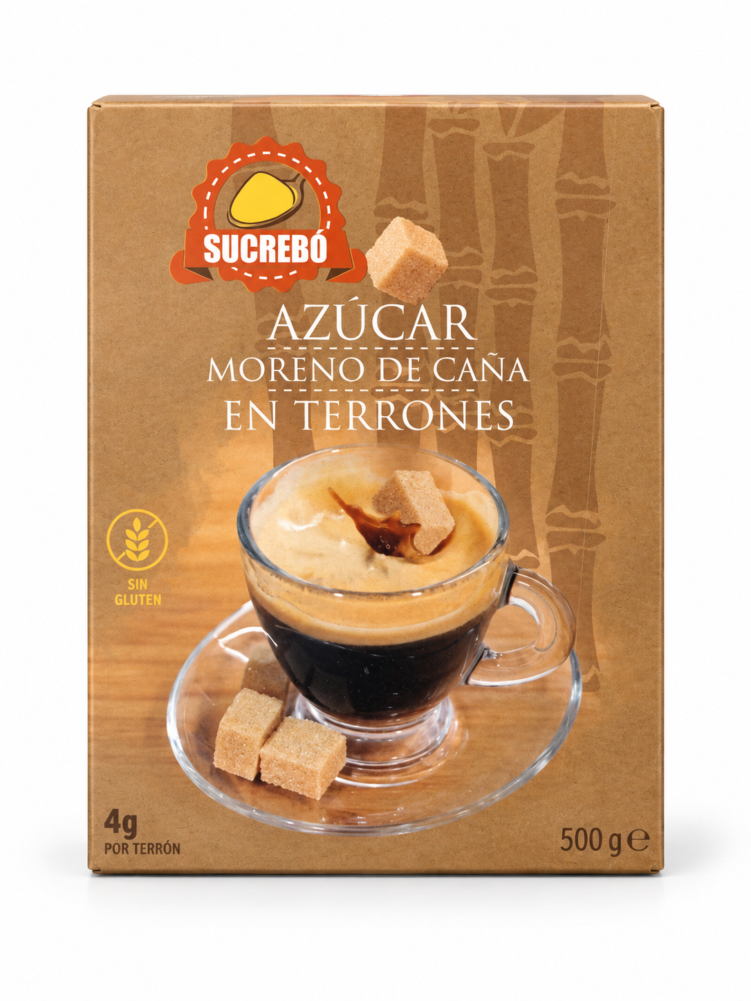 Цукор тростинний Moreno пресований Sucrebo, 500 г