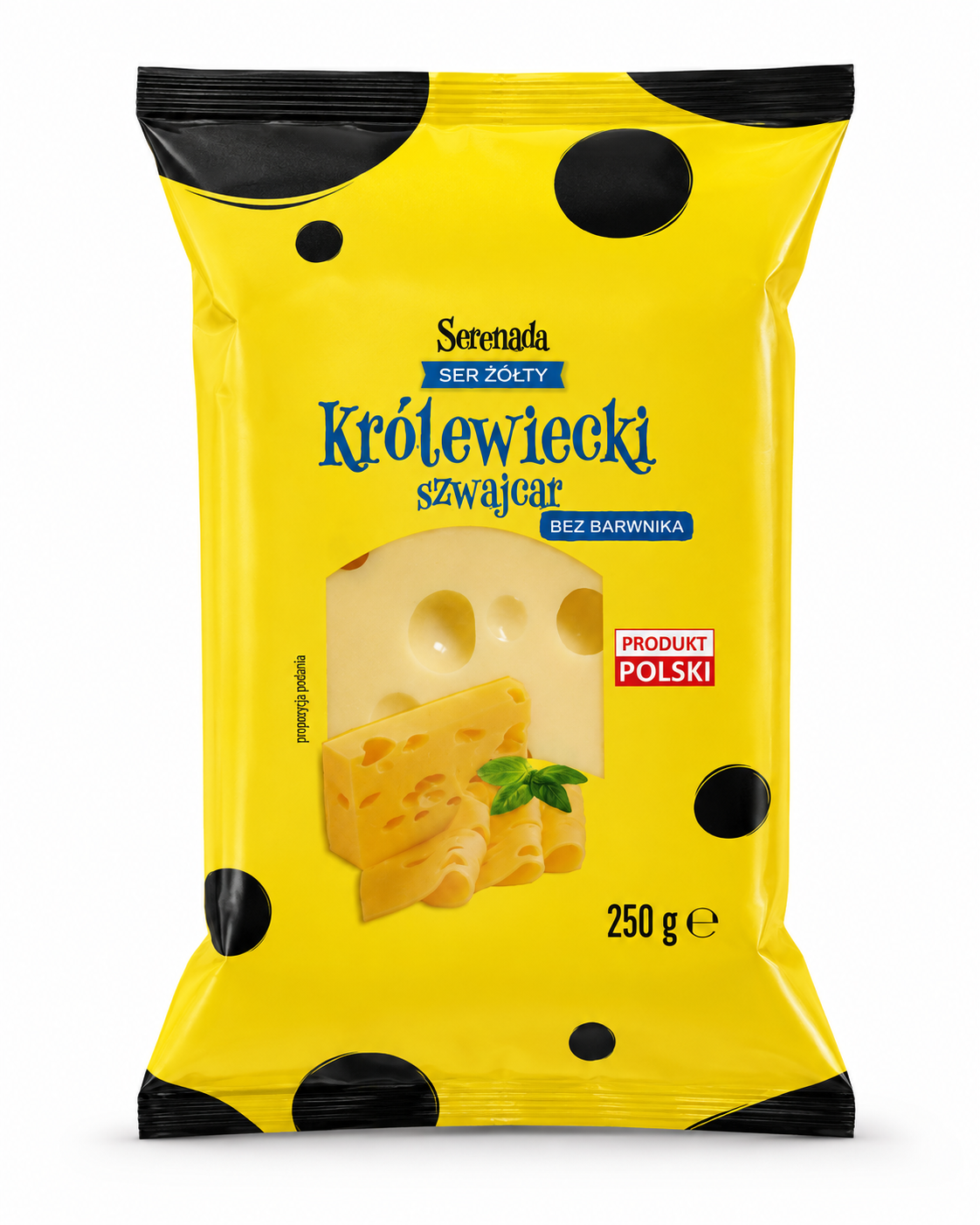 Сир жовтий Królewiecki Szwajcar Serenada, 250 г