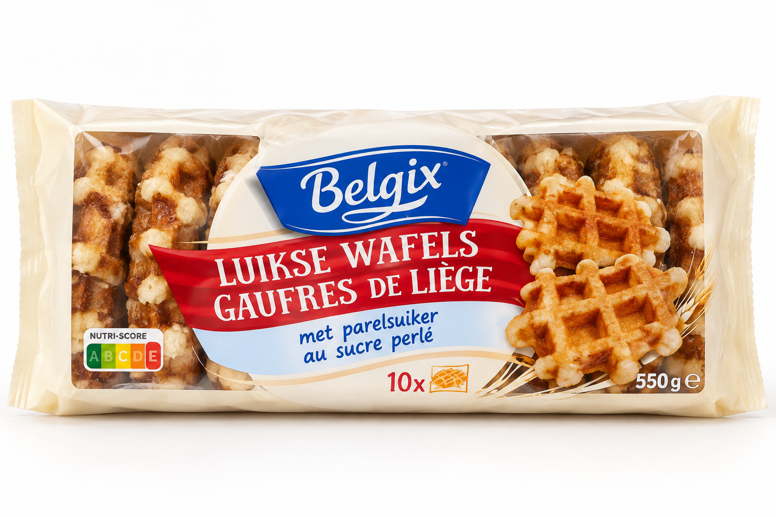 Бельгійські вафлі Gofre Belgix, 550 г