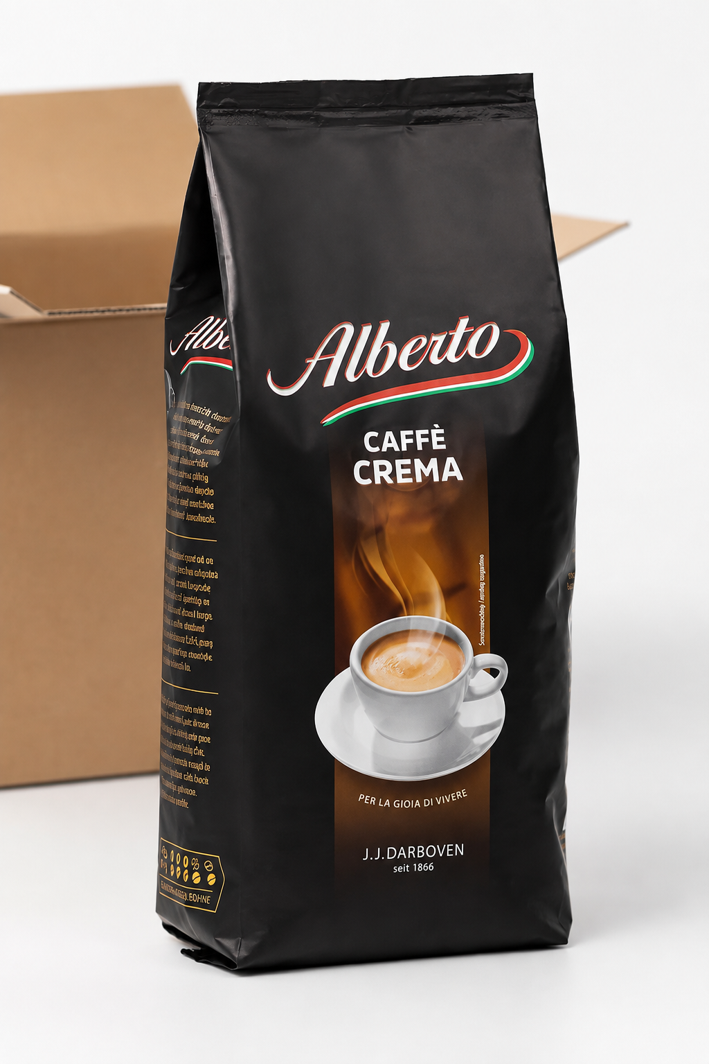 Кава в зернах Alberto Caffè Crema, 1 кг
