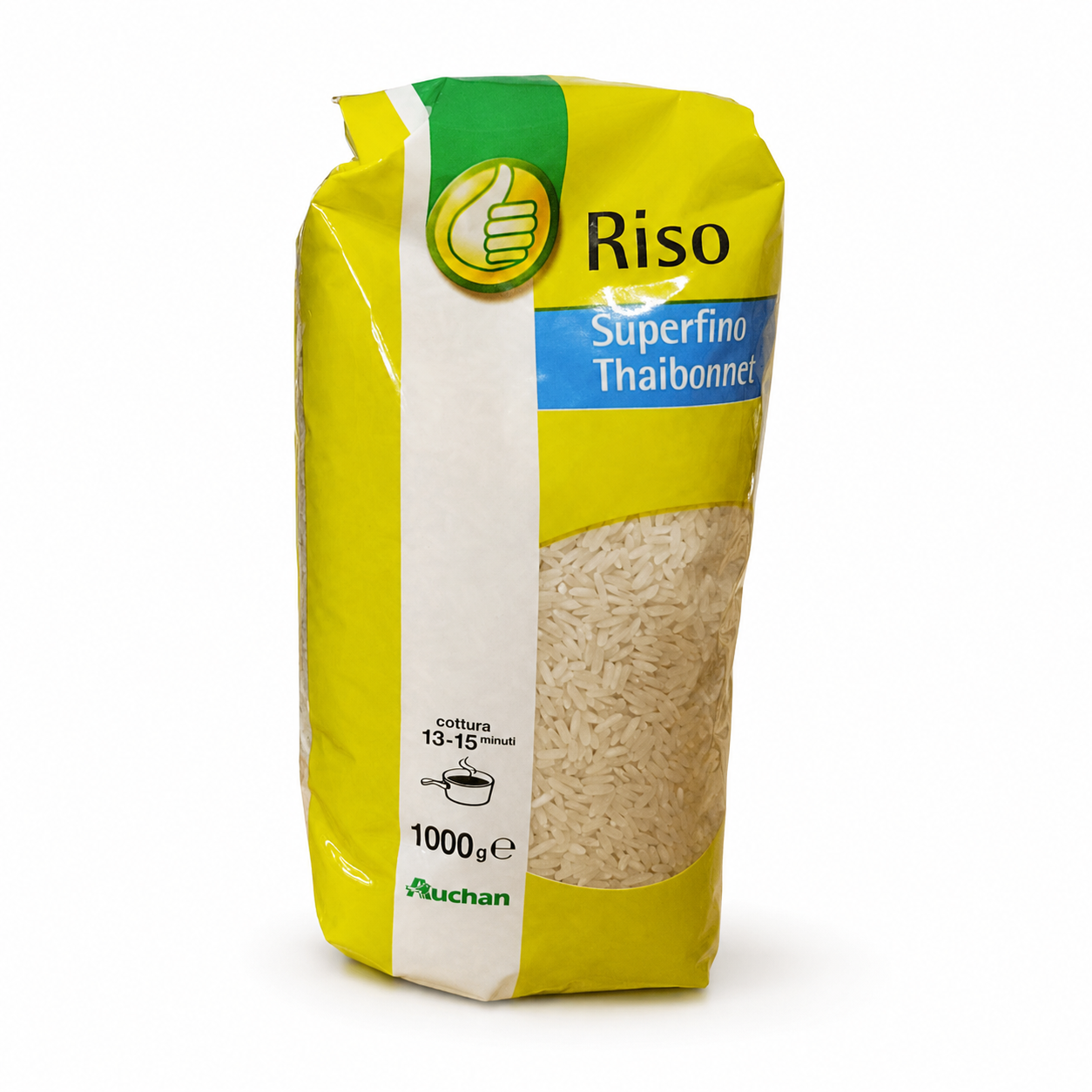 Рис Auchan Superfino Thaibonnet, 1 кг