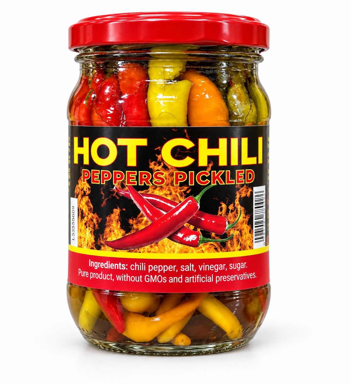 Маринований гострий перець Hot Chili Peppers Pickled