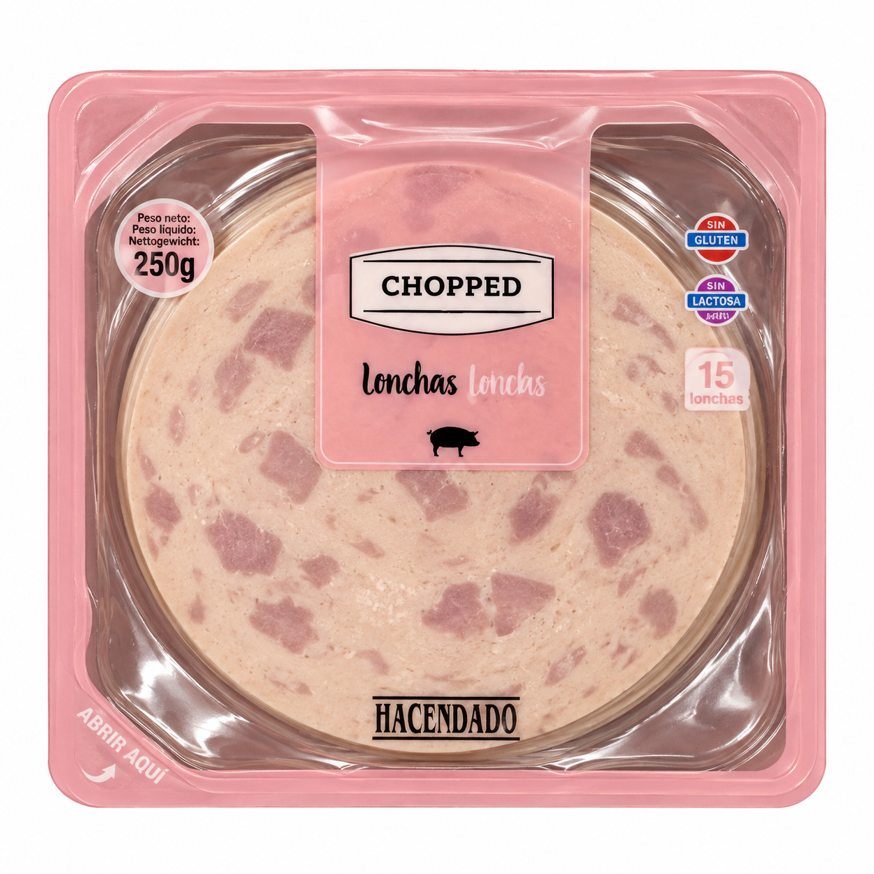 М’ясна нарізка Chopped Hacendado, 250 г