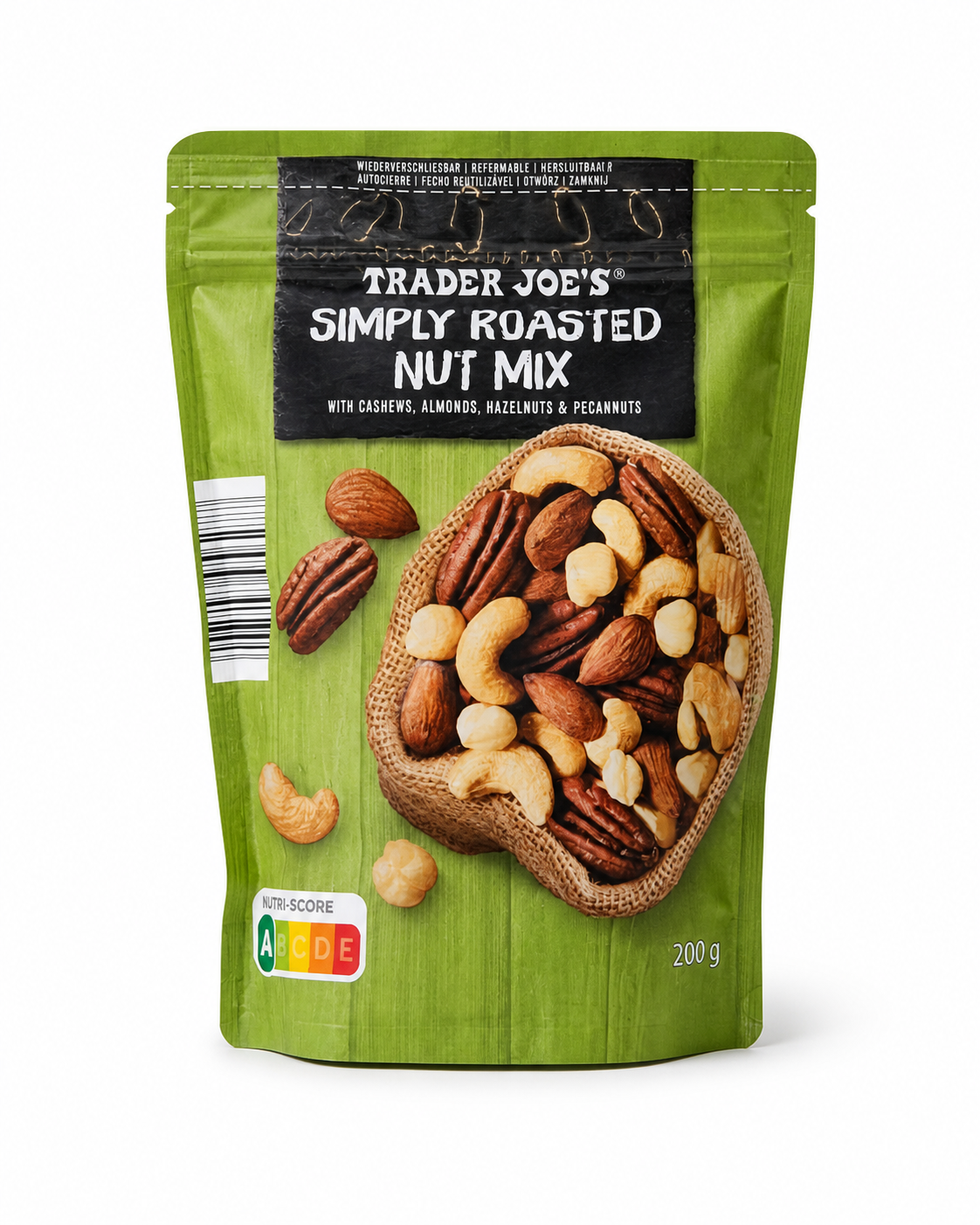 Суміш горішків Trader Joe’s, 200 г