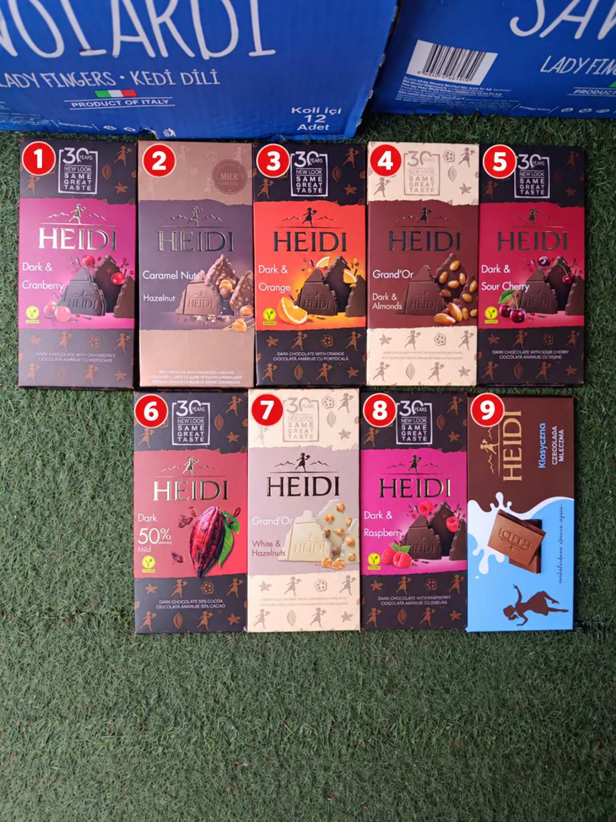 Шоколад HEIDI 100 г — 9 смаків на вибір