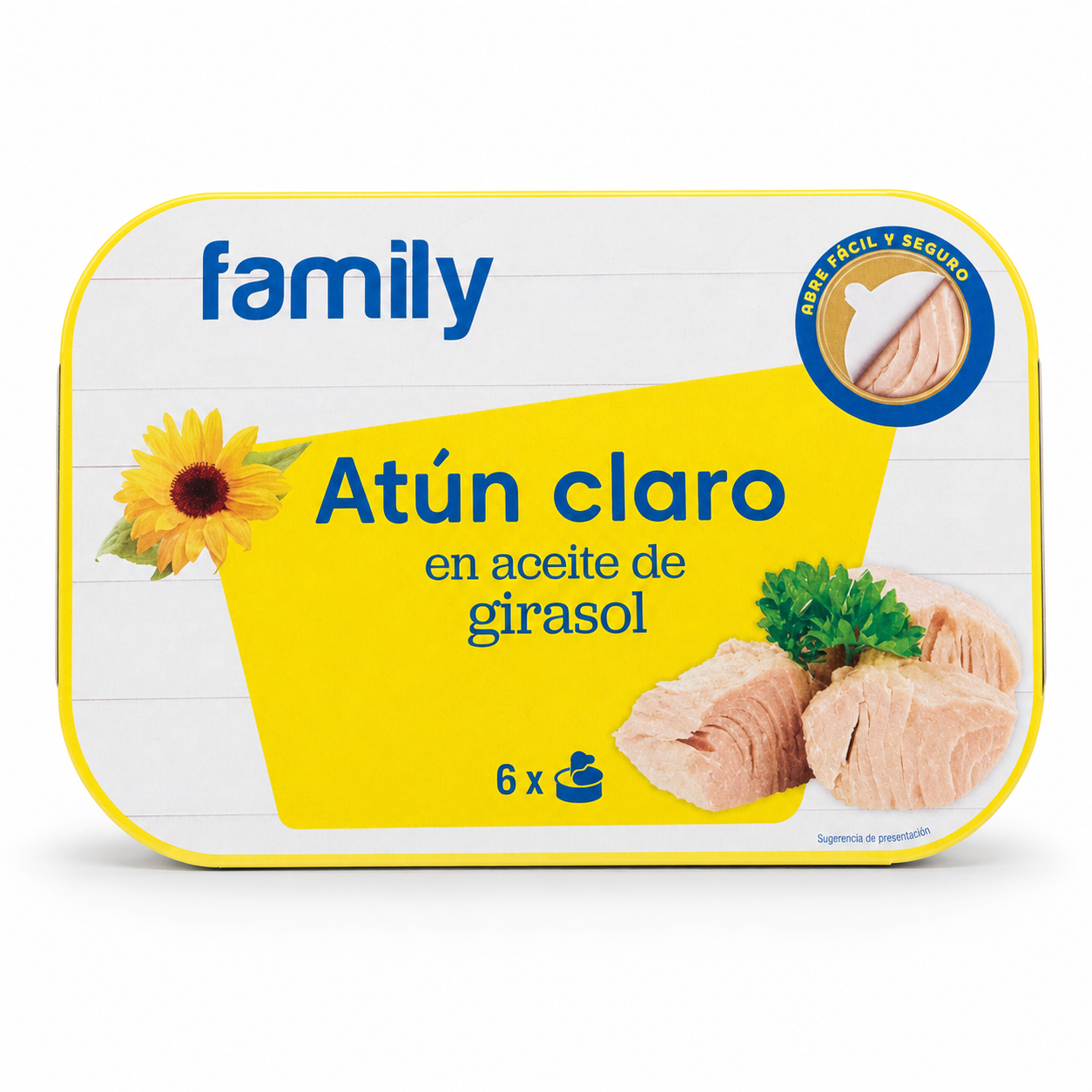 Тунець Family у соняшниковій олії, 6 × 70 г