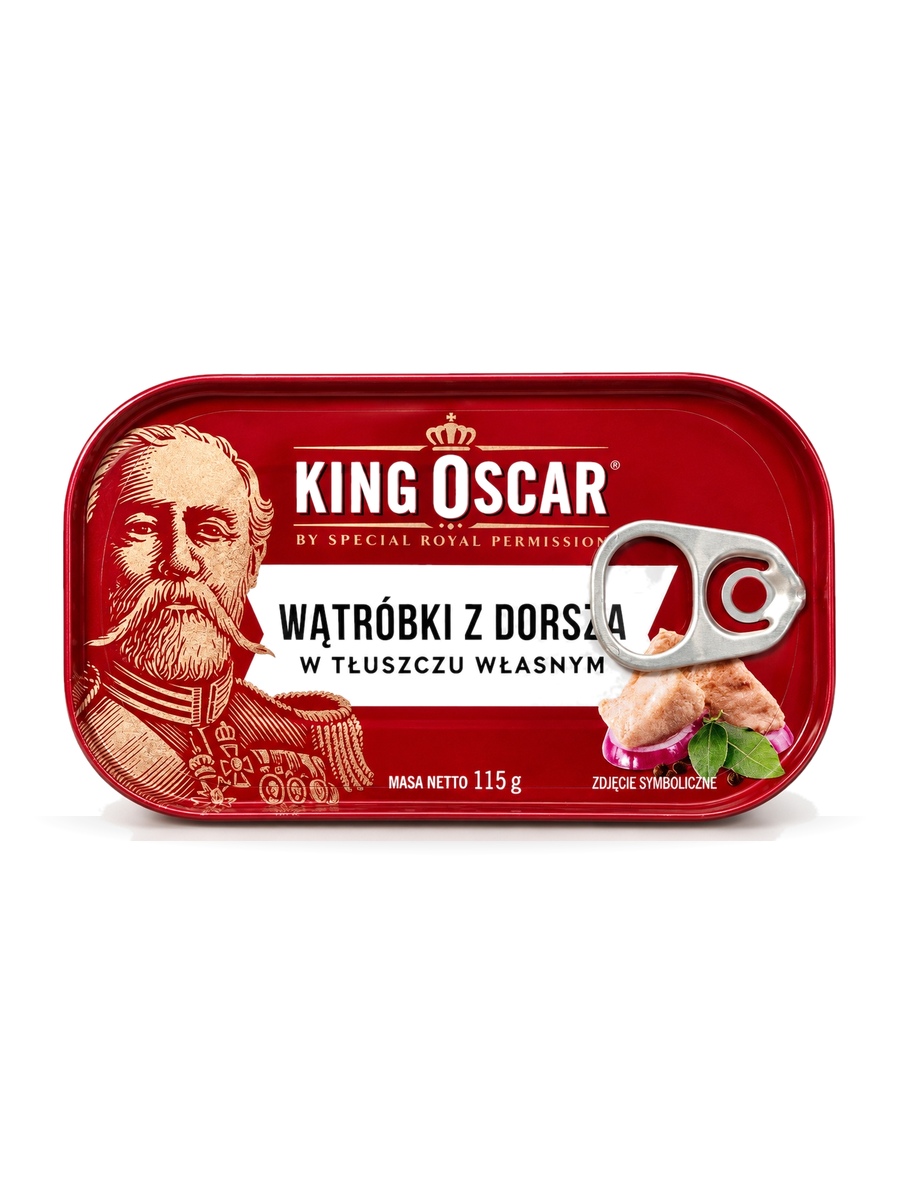 Печінка тріски King Oscar у власному соку, 115 г