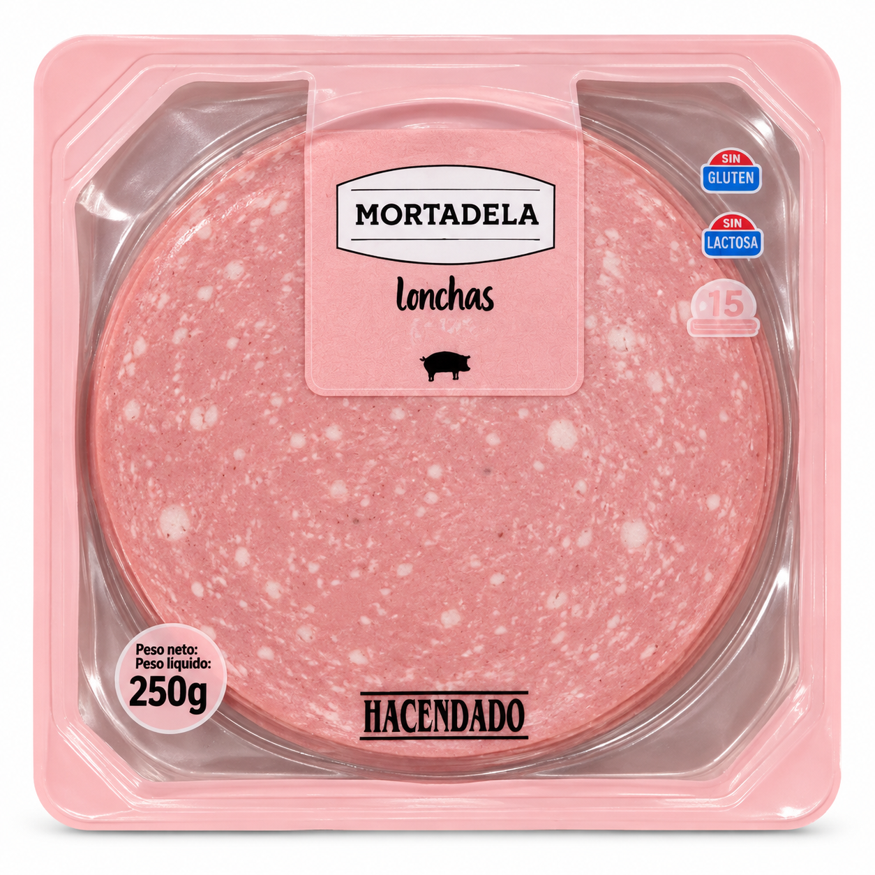 Мортадела класична Hacendado, 250 г