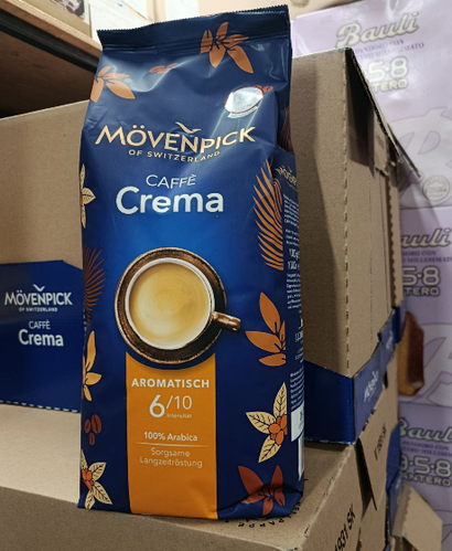 Кава в зернах Movenpick Caffe Crema 1 кг Мувенпік 100% Арабіка