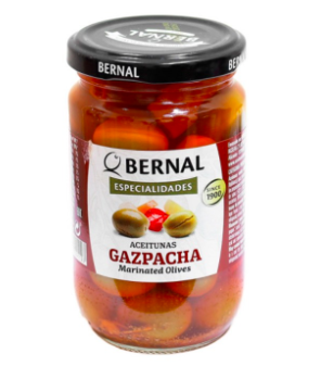 Bernal Gaspacha Marinated Olives 300g