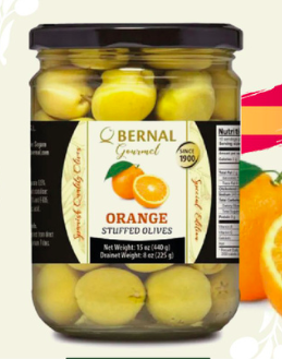 Оливки Bernal Naranja 440g