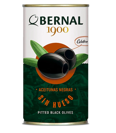 Bernal 1900 Aceitunas Negras Sin Hueso 350g