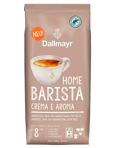 Кава в зернах Dallmayr Home Barista Crema e Aroma смажена 1 кг