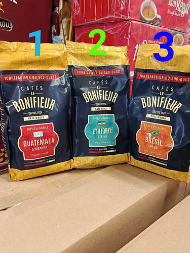 Кава мелена BONIFIEUR 250g (франція)