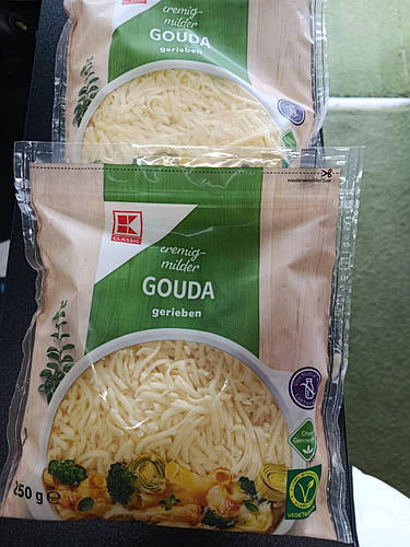Тертий сир Gouda 250g (виробник Німеччина 🇩🇪 )