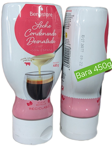 Згущене молоко знежирене 450g